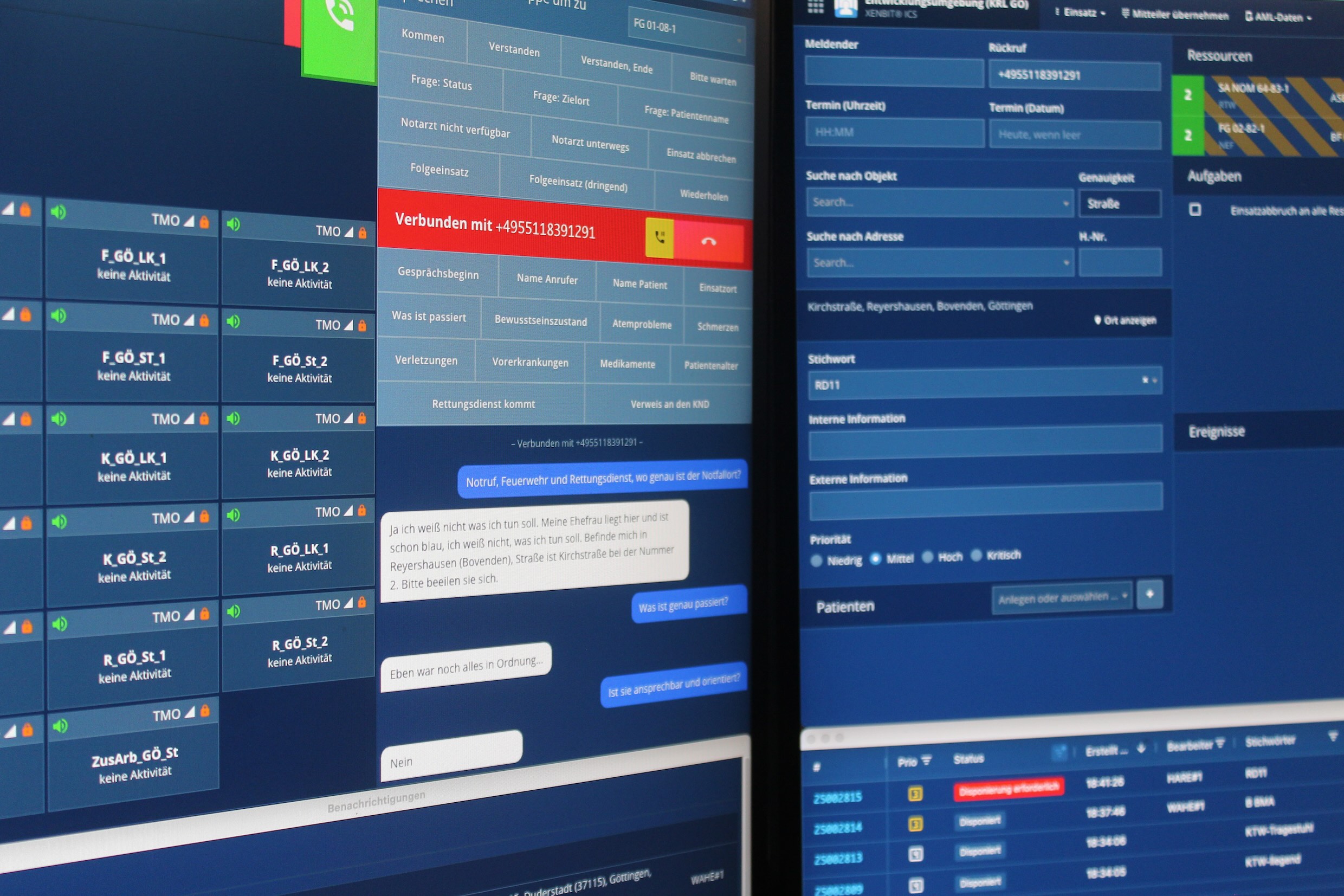 Incident list and priority queue